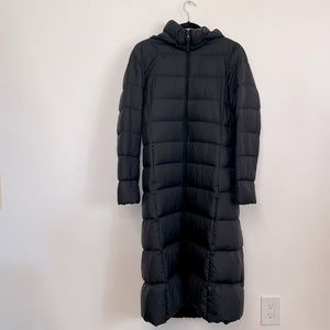 Uniqlo Full Length Puffer Coat, Black, Small